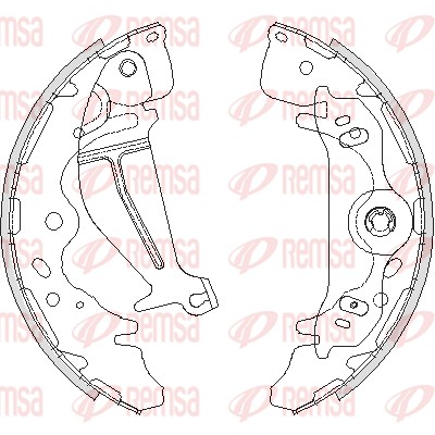 Brake Shoe - 4219.00 REMSA