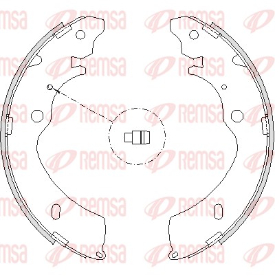 Brake Shoe - 4224.00 REMSA