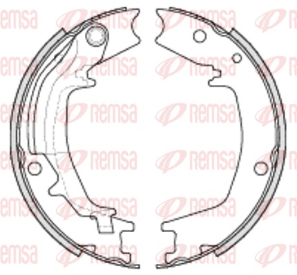 Brake Shoe, parking brake - 4235.00 REMSA