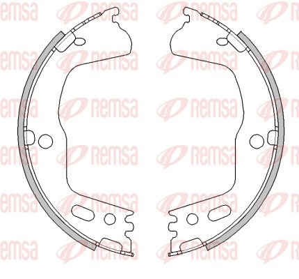 Brake Shoe, parking brake - 4494.00 REMSA
