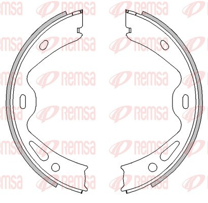Brake Shoe, parking brake - 4613.00 REMSA