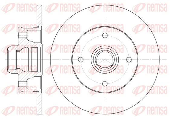 Brake Disc - 6024.00 REMSA