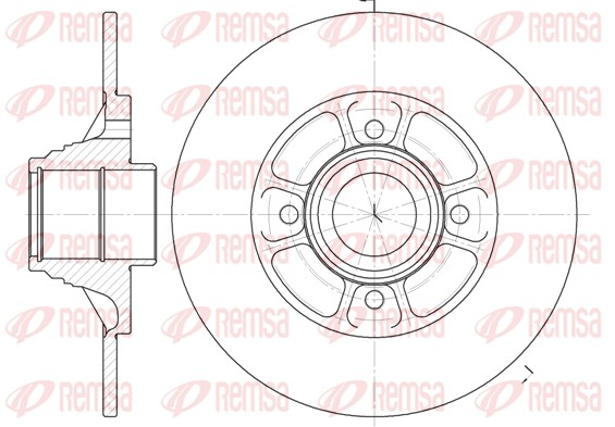 Brake Disc - 6075.00 REMSA