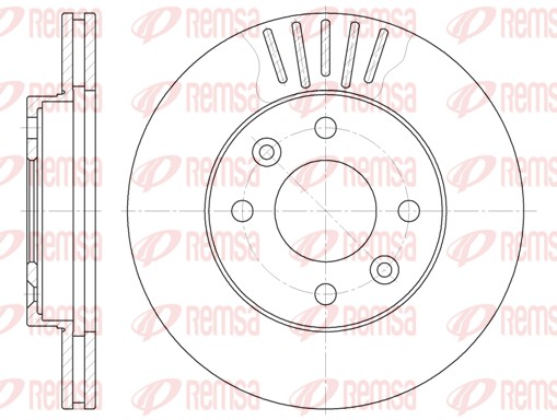 Brake Disc - 6080.10 REMSA