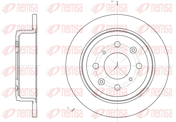 Brake Disc - 6083.00 REMSA
