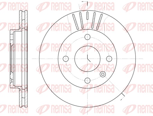 Brake Disc - 6096.10 REMSA