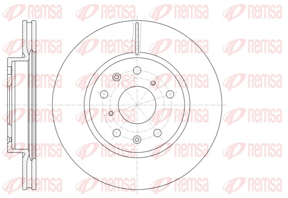 Brake Disc - 61018.10 REMSA