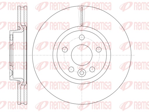 Brake Disc - 61019.10 REMSA