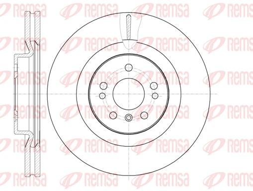 Brake Disc - 61030.10 REMSA