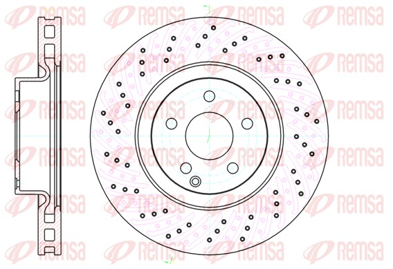 Brake Disc - 61032.10 REMSA