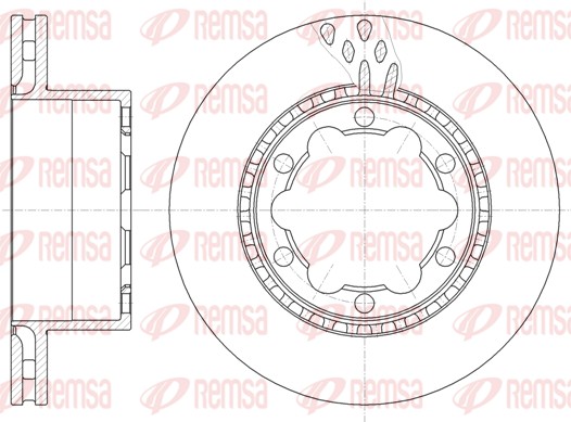 Brake Disc - 61036.10 REMSA