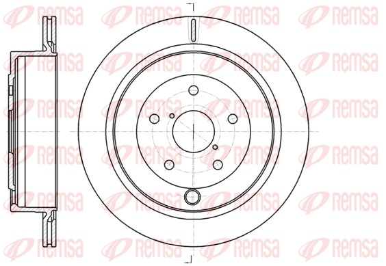 Brake Disc - 61042.10 REMSA