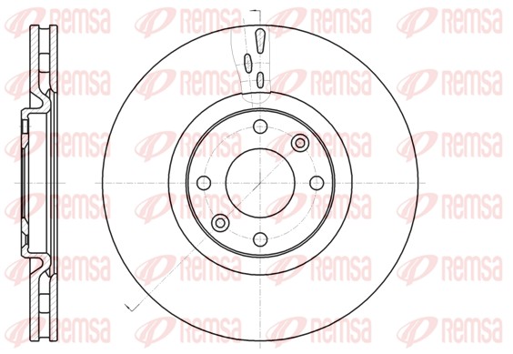 Brake Disc - 61059.10 REMSA