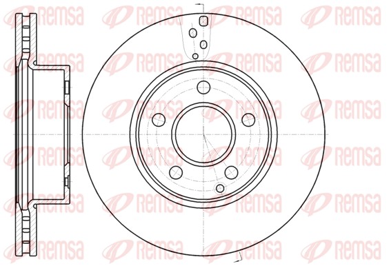 Brake Disc - 61066.10 REMSA