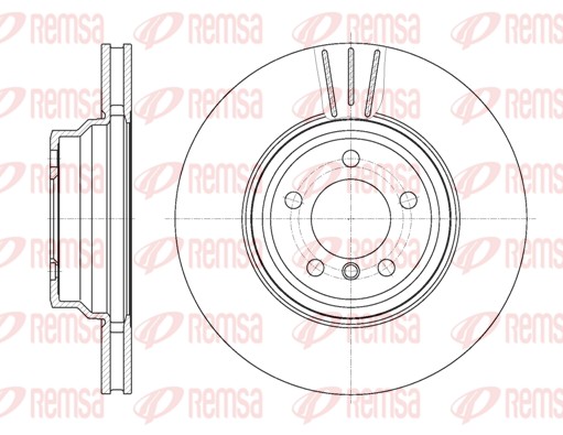 Brake Disc - 61078.10 REMSA