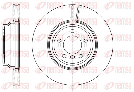 Brake Disc - 61080.10 REMSA