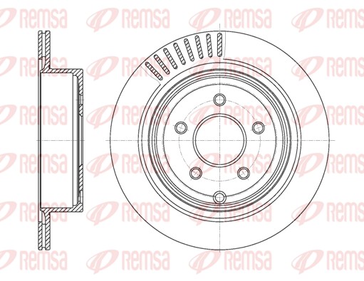 Brake Disc - 61091.10 REMSA