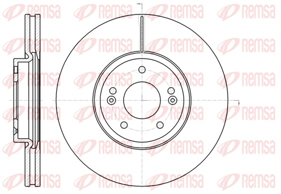 Brake Disc - 61102.10 REMSA