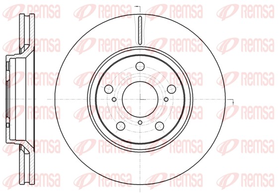 Brake Disc - 61121.10 REMSA