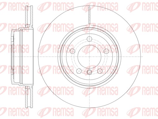 Brake Disc - 61141.10 REMSA