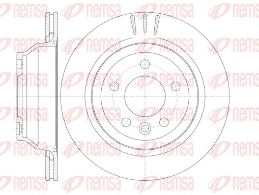 Brake Disc - 61160.10 REMSA
