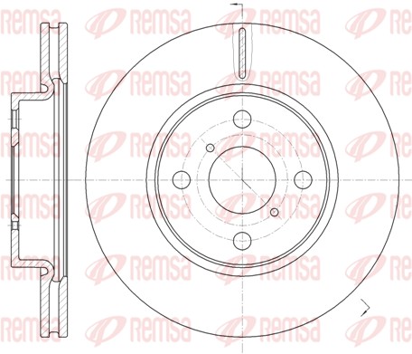 Brake Disc - 61169.10 REMSA