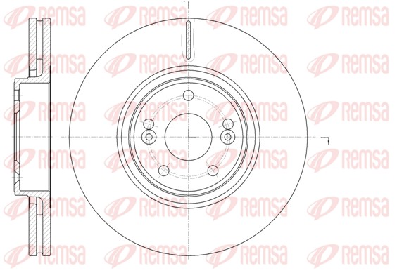 Brake Disc - 61171.10 REMSA