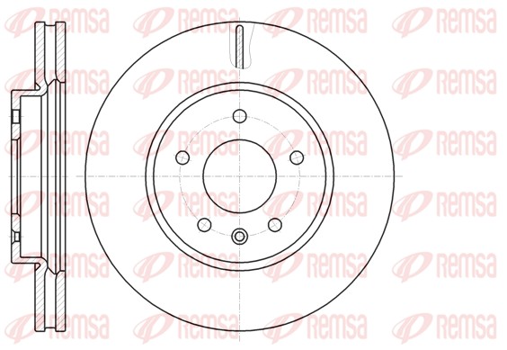 Brake Disc - 61183.10 REMSA
