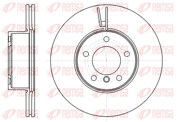 Brake Disc - 61194.10 REMSA