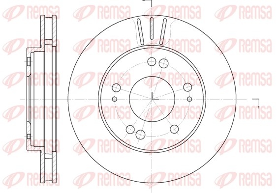 Brake Disc - 61220.10 REMSA
