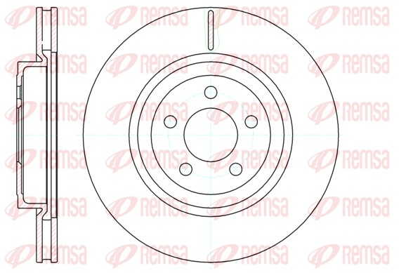 Brake Disc - 61269.10 REMSA