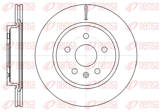 Brake Disc - 61284.10 REMSA