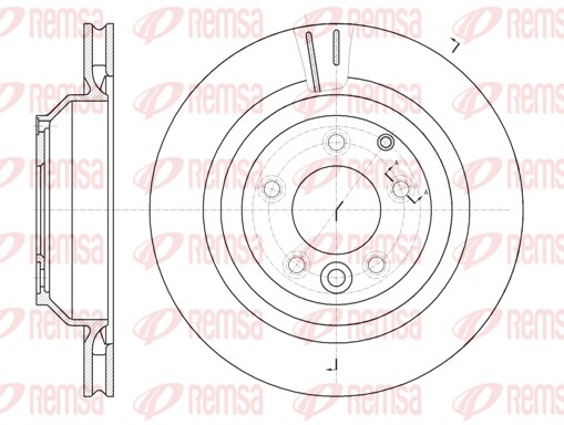 Brake Disc - 61302.10 REMSA