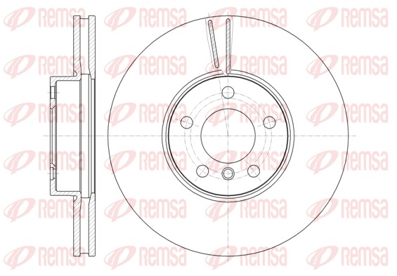 Brake Disc - 61307.10 REMSA