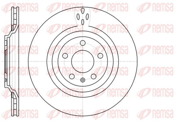Brake Disc - 61309.10 REMSA