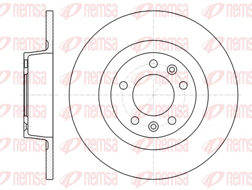 Brake Disc - 61312.00 REMSA