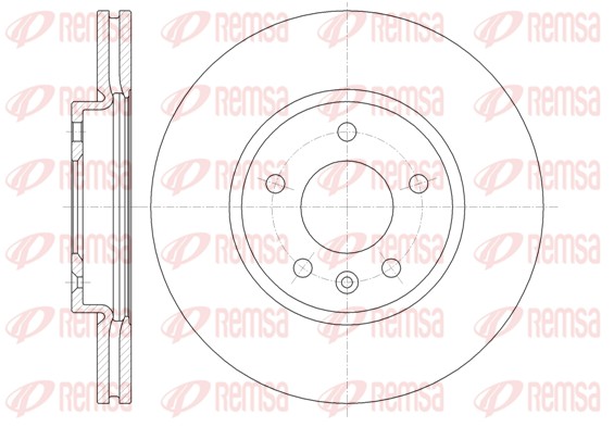 Brake Disc - 61314.10 REMSA