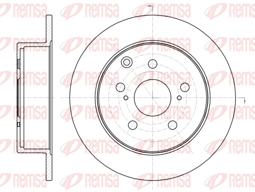 Brake Disc - 61324.00 REMSA