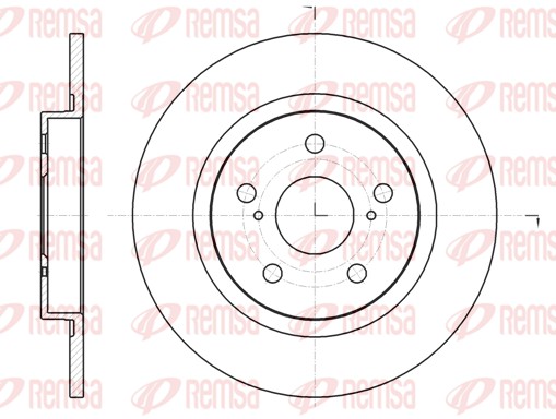 Brake Disc - 61325.00 REMSA