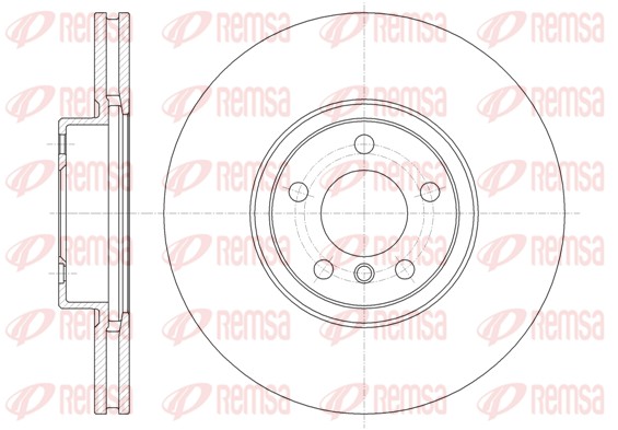 Brake Disc - 61335.10 REMSA
