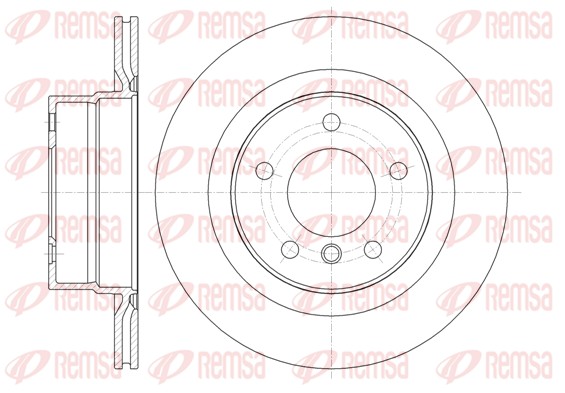 Brake Disc - 61338.10 REMSA