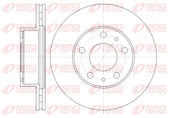 Brake Disc - 61351.10 REMSA