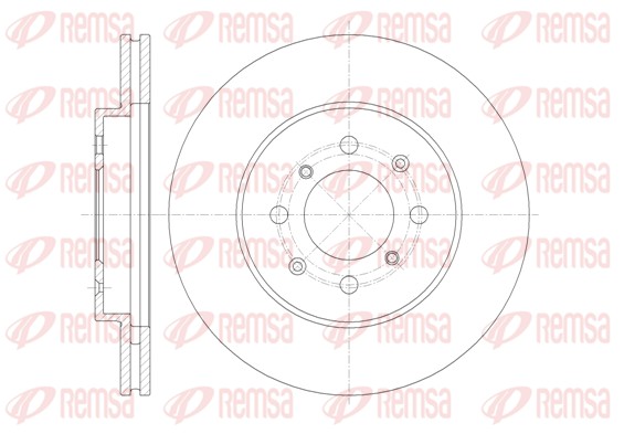 Brake Disc - 61357.10 REMSA
