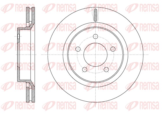 Brake Disc - 61360.10 REMSA