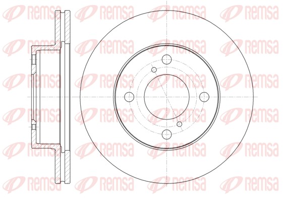Brake Disc - 61371.10 REMSA