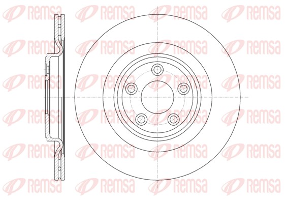 Brake Disc - 61375.10 REMSA