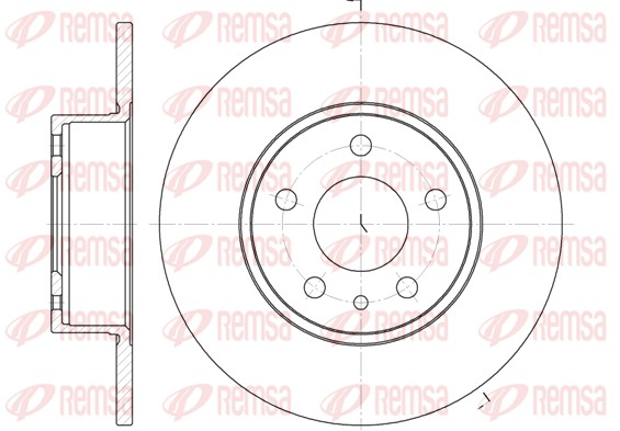 Brake Disc - 6149.00 REMSA