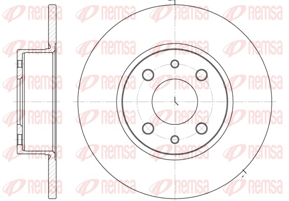 Brake Disc - 6150.00 REMSA