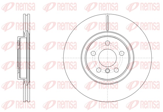Brake Disc - 61546.10 REMSA