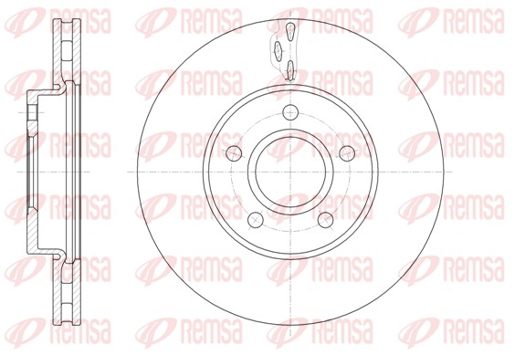 Brake Disc - 61560.10 REMSA